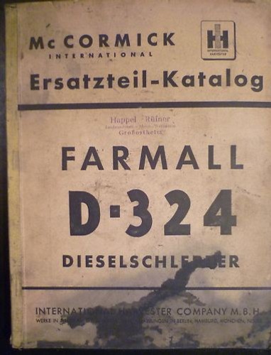 Cormick farmall d324 - farmall,