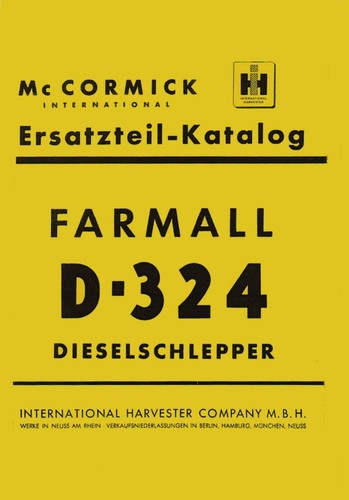 Ersatzteilkatalog 324 mc - ersatzteilkatalog, d-324