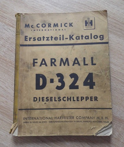 Cormick schlepper d324 - schlepper,