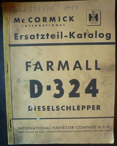 Cormick farmail d324 - cormick,