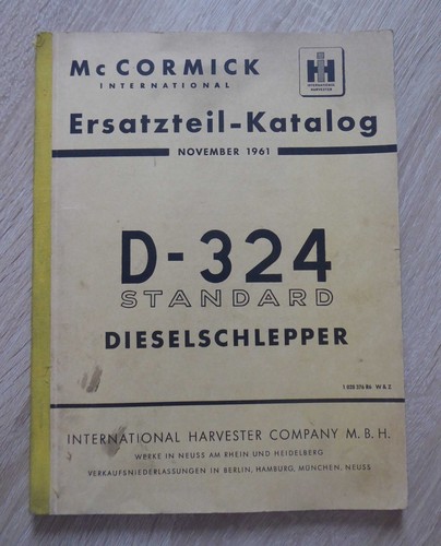 Cormick d324 schlepper - mc,
