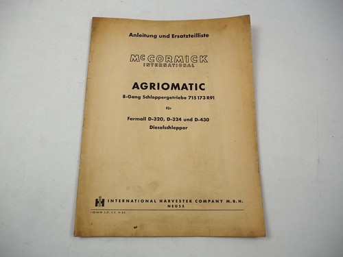 Cormick 320 324 d - d-324, d-430