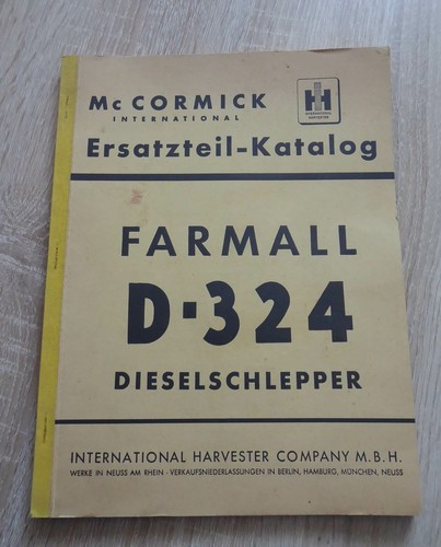 Cormick farmall d324 - farmall,