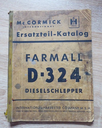 Cormick farmall d324 - cormick,
